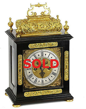 Bracket Clocks. Stanton Sold 500