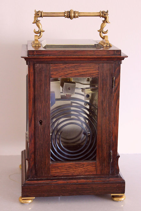 Carriage clocks & Chronometers. Viner backview